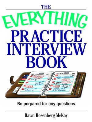 cover image of The Everything Practice Interview Book